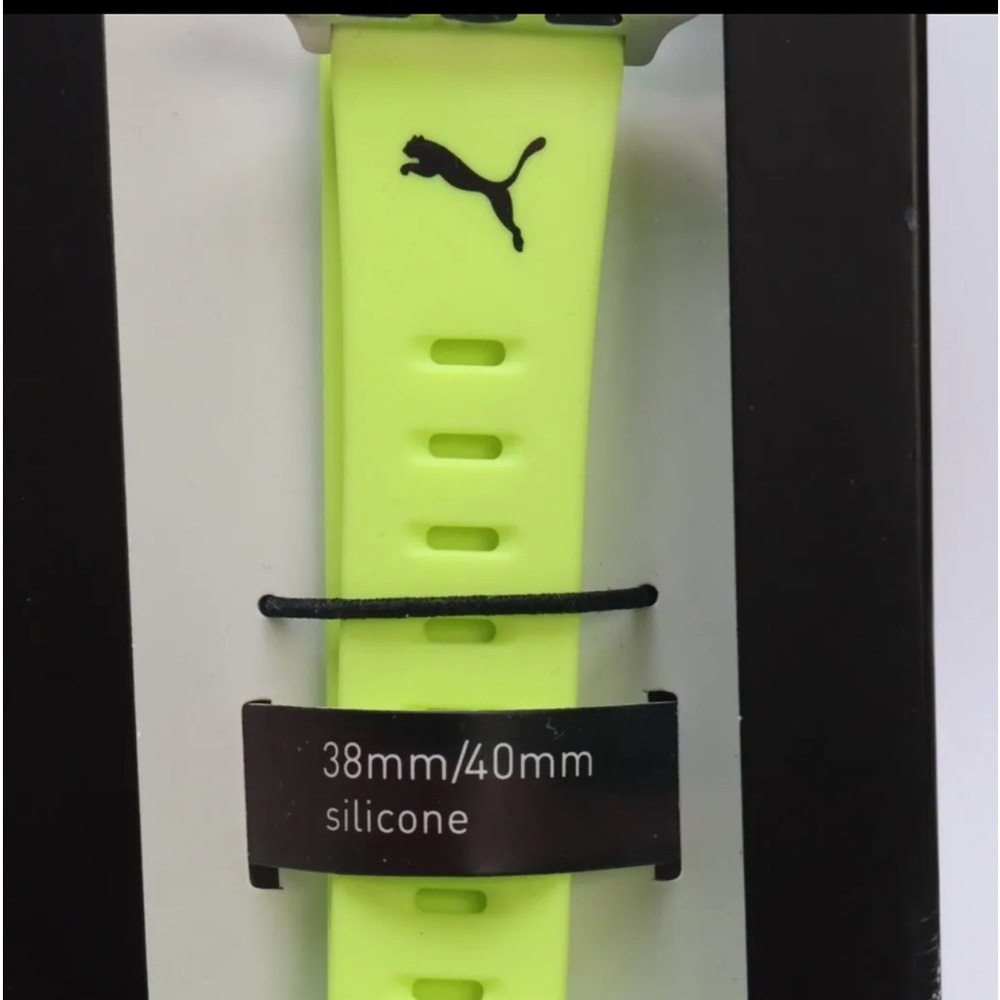 PUMA Apple band 38/40mm , yellow silicone New. New open box